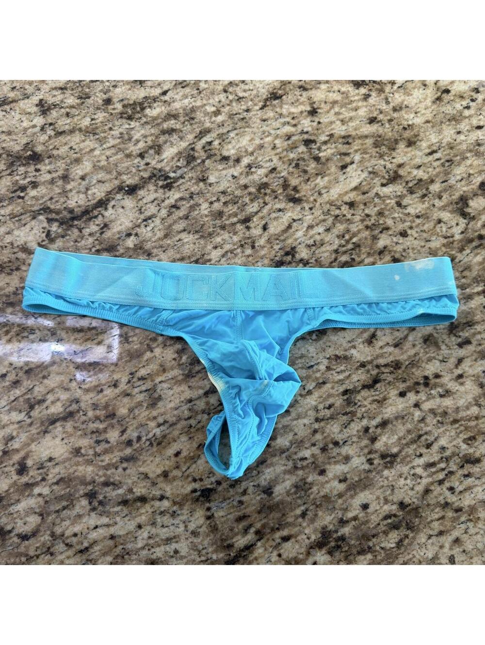 Blue jock Mall thong underwear #thong #lingerie -